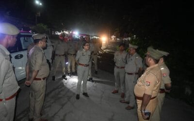 SP ने कांवड़ियों के यात्रा मार्ग, शिवालयों और संवेदनशील क्षेत्रों का निरीक्षण कर सुरक्षा व्यवस्था परखी