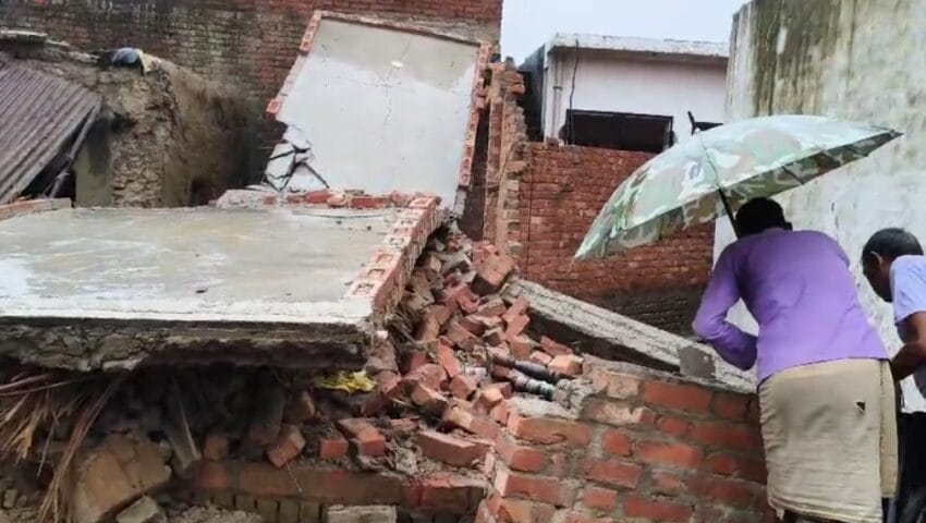 शाहजहांपुर : दीवार गिरने चाचा भतीजे की मौत