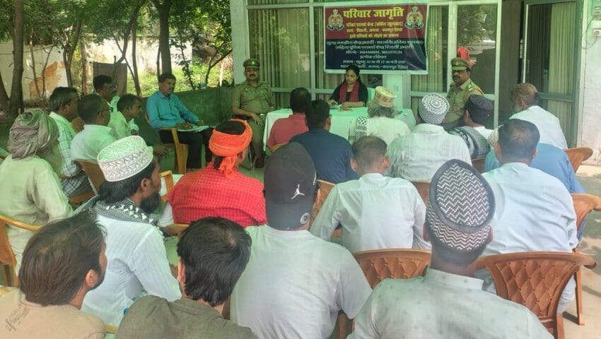 आगामी त्योहारों को मद्देनजर रखते हुए मैथा एसडीएम ने शांति समिति की बैठक की