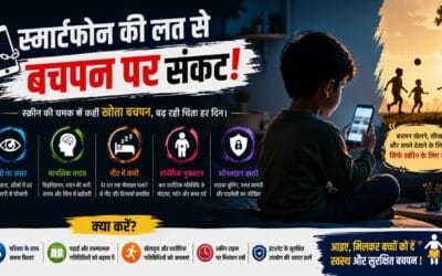 स्मार्टफोन की लत से बचपन पर संकट, बच्चों के मानसिक और शारीरिक स्वास्थ्य पर बढ़ रहा असर