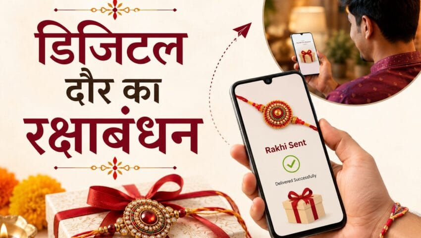 डिजिटल दौर में बदल रहा रक्षाबंधन, ऑनलाइन राखी भेज रहे भाई-बहन