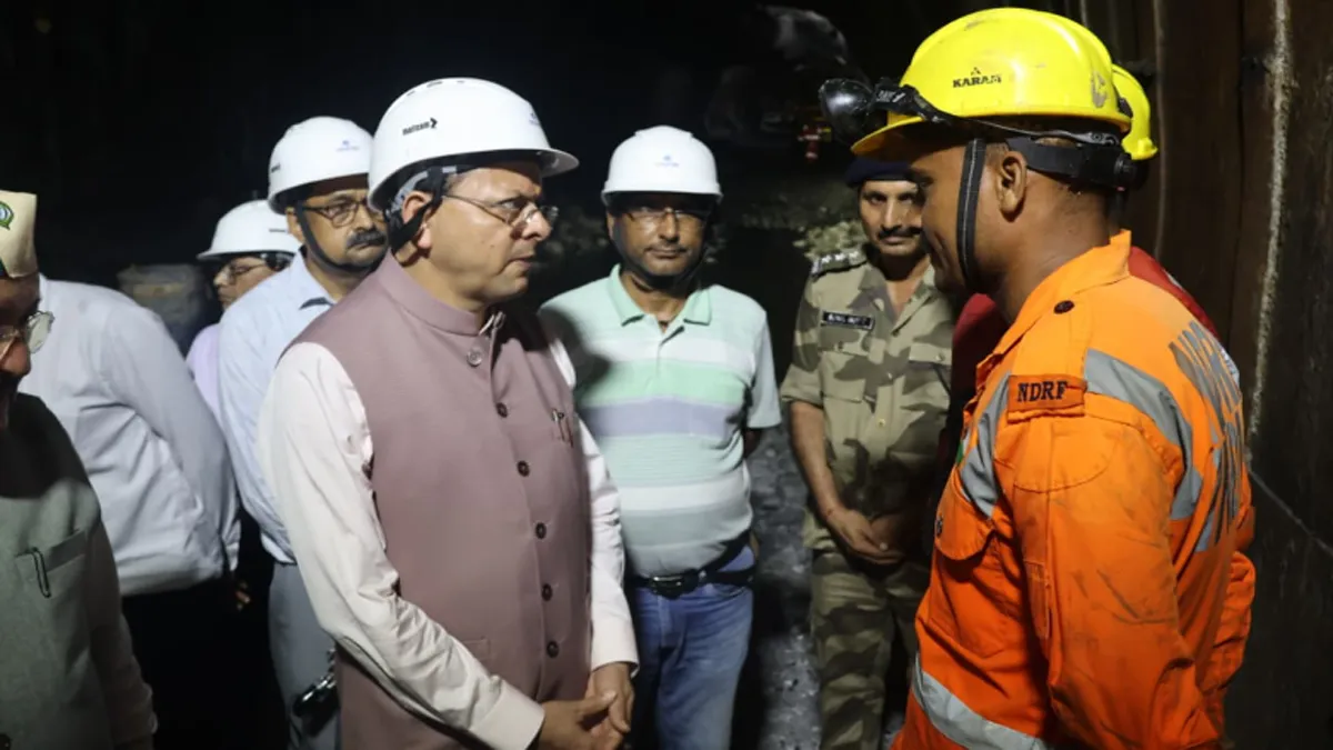 चमोली टनल हादसा : CM धामी टनल के अंदर पहुंचे, 7 मजदूरों की मौत, तीन लापता