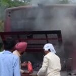 चंडीगढ़ एयरपोर्ट पर CTU बस में लगी आग, टला बड़ा हादसा