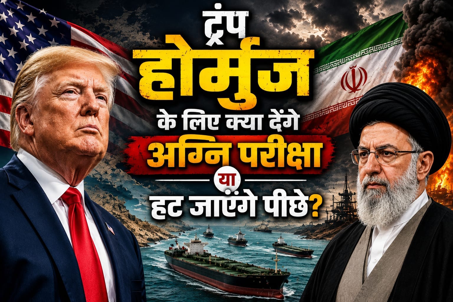 ट्रंप होर्मुज के लिए क्या देंगे अग्नि परीक्षा या हट जाएंगे पीछे? आइए जानते हैं क्या होगा…