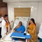 बालीवुड अभिनेता मिथुन चक्रवर्ती से अस्पताल मिलने पहुंचे बंगाल CM शुभेंदु अधिकारी, सोशल मीडिया पर शेयर की तस्वीरें