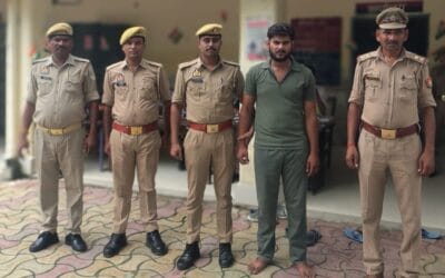 कानपुर देहात : 15 हजार के इनामी बदमाश को पुलिस ने किया गिरफ्तार, भेजा जेल