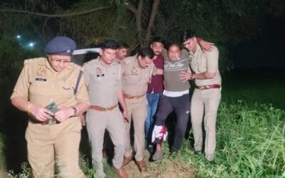 25 हजारी के इनामी को पुलिस ने मुठभेड़ में किया गिरफ्तार, दो को कचहरी के बाहर से दबोचा