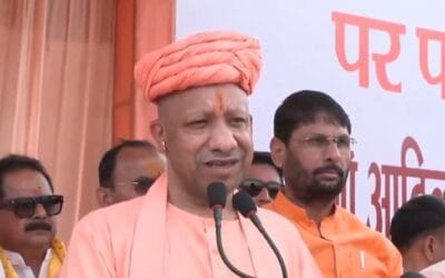 मथुरा में CM योगी का बड़ा बयान,सनातन को मिटाने का दुस्साहस करने वाले खुद मिट्टी में मिल गए