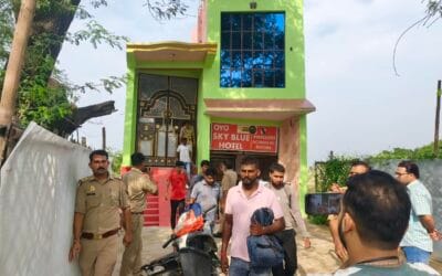 पुलिस-मजिस्ट्रेट ने OYO होटल में की छापेमारी, सात युवतियों समेत 13 हिरासत में