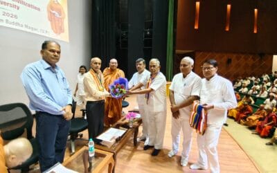 भिक्षुणी संघ की परंपरा और समकालीन भूमिका पर हुआ मंथन, जीबीयू में जुटे 500 प्रतिभागी