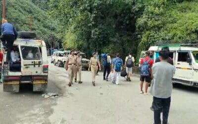 केदारनाथ यात्रा के दूसरे चरण को लेकर एसपी ने किया यात्रा मार्ग का निरीक्षण