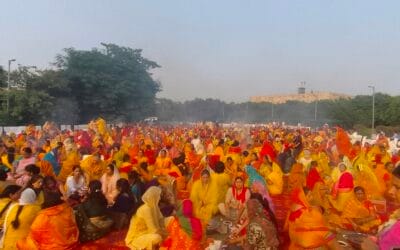 जीबीयू में 1200 महिलाओं ने दी राष्ट्र वंदन की आहुति, नारी शक्ति ने लिया विकसित भारत का संकल्प