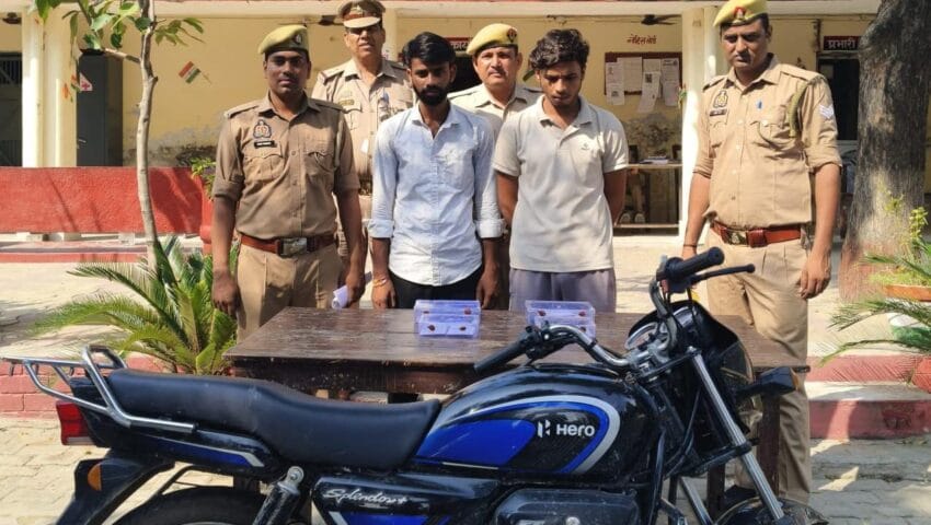 शिवली पुलिस ने दो बदमाशों को किया गिरफ्तार