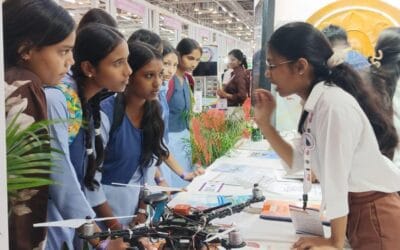 यूपी इंटरनेशनल ट्रेड शो में जीबीयू का स्टॉल बना छात्राओं की पसंद