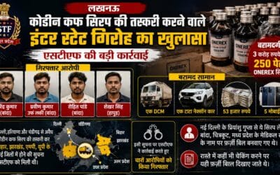 STF ने किया इंटरस्टेट तस्करी गिरोह का खुलासा, 3 करोड़ की कोडीन कफ सिरप बरामद