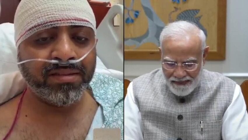 पीएम मोदी से बातचीत में बोले कैप्टन स्मित मछार,कहा-हनुमान चालीसा पढ़ रहा था,हम सबको हनुमान जी ने बचाया