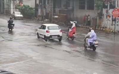 कानपुर में अचानक मौसम ने ली करवट,तेज हवाओं के साथ जमकर हुई बारिश,सुहावना हुआ मौसम