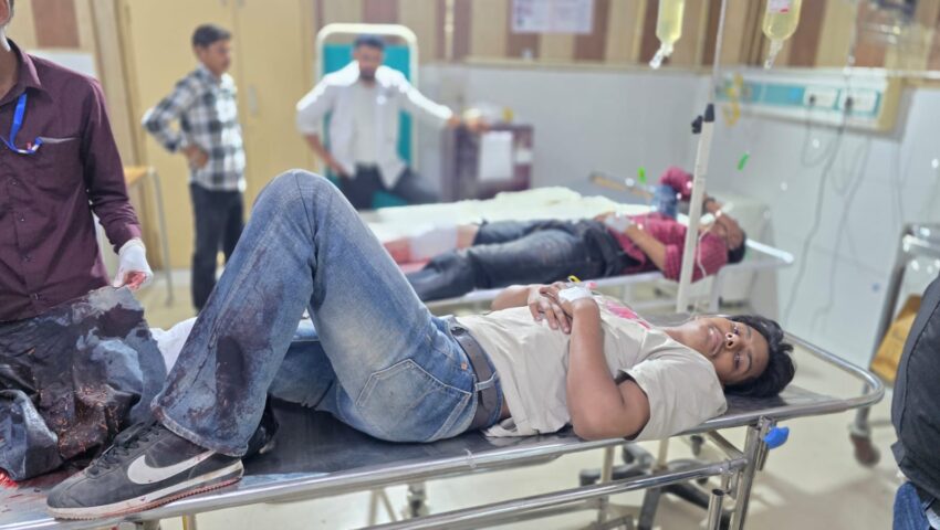 पुलिस पर फायरिंग कर जंगल में छिपे बदमाश, जवाबी कार्रवाई में दो को लगी गोली