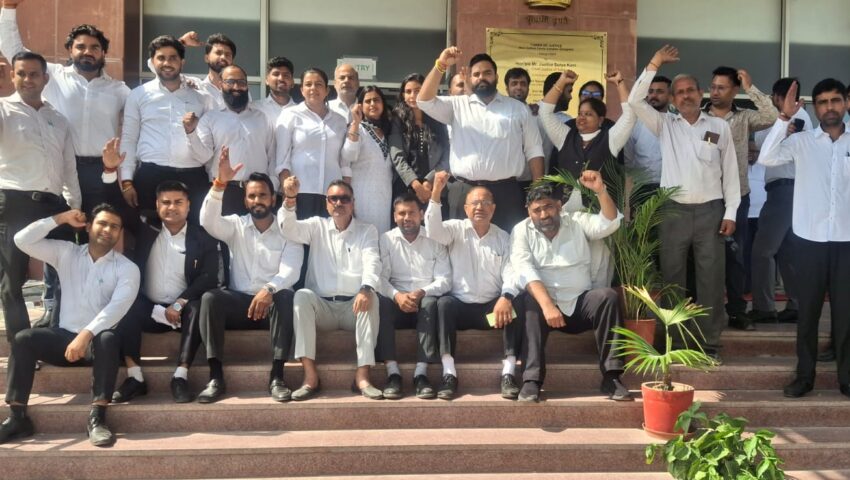अधिवक्ता से मारपीट पर भड़के वकील, गुरुग्राम जिला अदालत में न्यायिक कार्य ठप