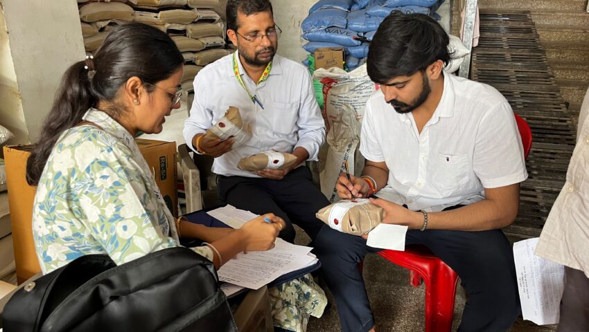 नवरात्र से पहले खाद्य विभाग की छापेमारी, 90 किलो मूंगफली और 33 किलो साबूदाना सीज