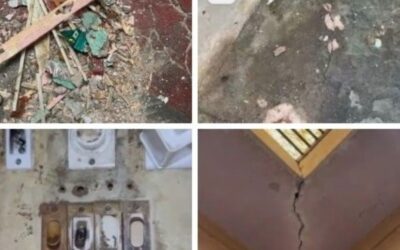 मकान पर गिरी आकाशीय बिजली, छत क्षतिग्रस्त; लाखों का इलेक्ट्रानिक सामान जला