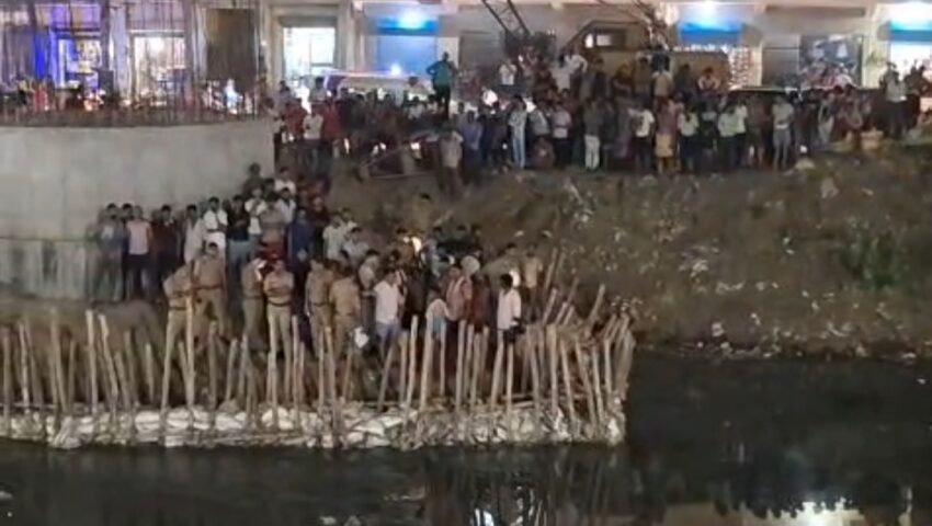 पत्नी से विवाद के बाद नाले में कूदा युवक, तलाश जारी, NDRF बुलाई गई